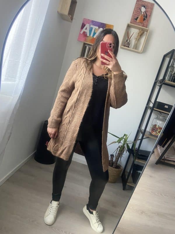 Gilet torsadé Vanessa