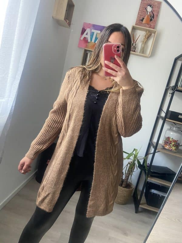 Gilet torsadé Vanessa – Image 8
