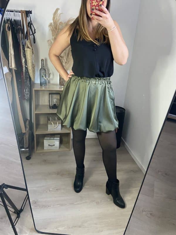 Jupe satin Lola – Image 2