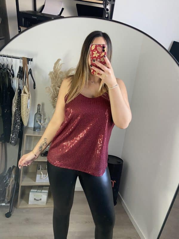Débardeur sequin Andréa – Image 7