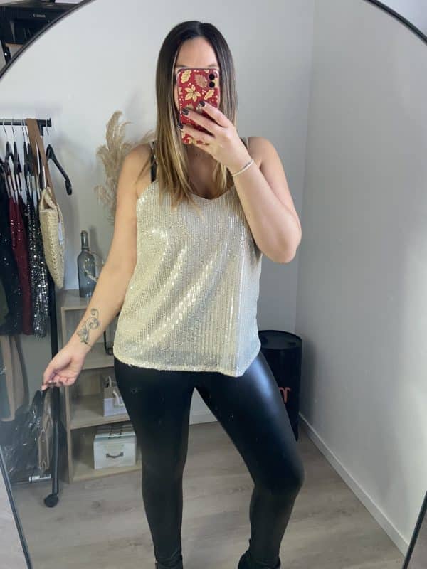 Débardeur sequin Andréa – Image 5