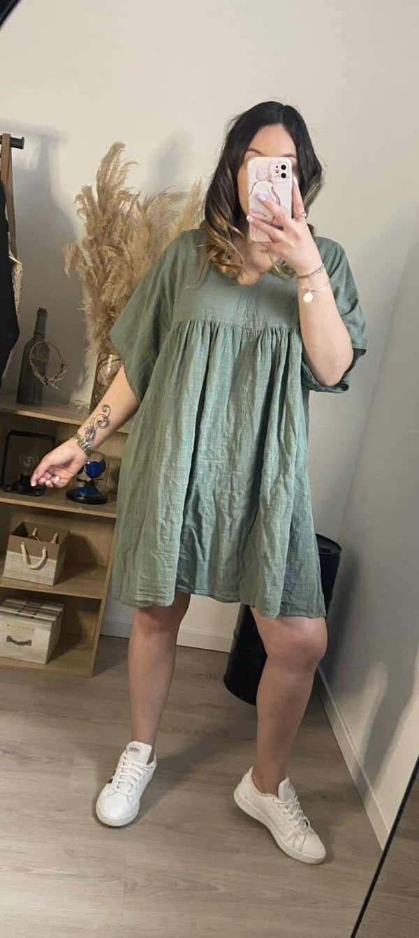 Robe gaze de coton Julia – Image 7