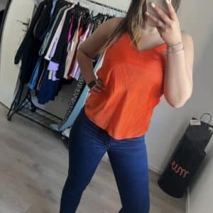 Top satin Zoé