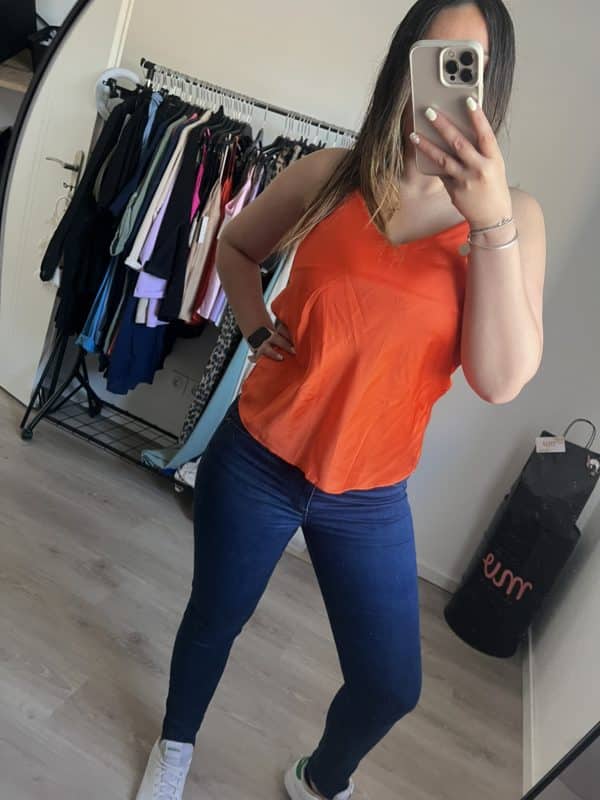 Top satin Zoé